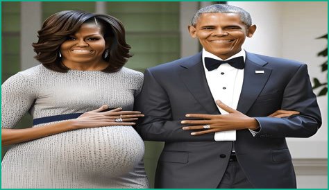Captivating Moments: Michele Obama's Pregnancy Pictures